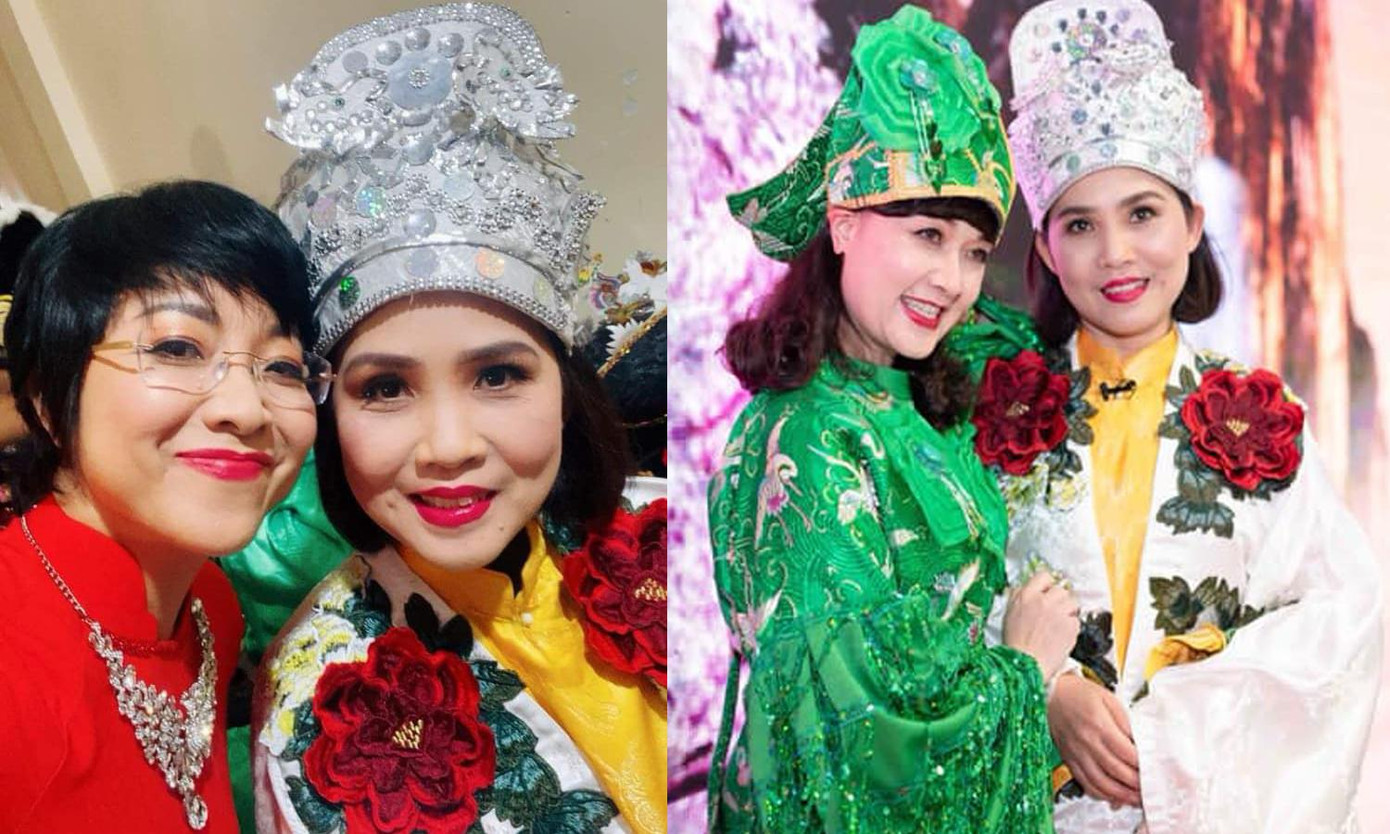 Diễn viên Anh Thơ chia sẻ loạt ảnh hậu trường Táo quân 2022.