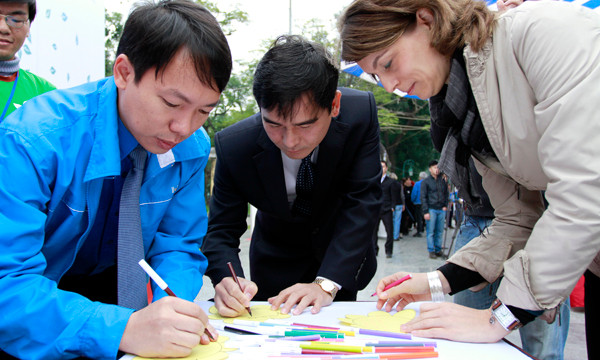 Trong “Ngày hội tình nguyện”, Bí thư Trung ương Đoàn Dương Văn An phát động chương trình quyên góp “Trường đẹp cho em”, kêu gọi sự chung tay, chia sẻ của cộng đồng đối với trẻ em vùng khó khăn, tạo môi trường học tập tươi sáng hơn, đủ đầy hơn cho các trẻ em vùng cao và các tỉnh khó khăn. Chương trình hướng đến việc xây dựng mới các lớp học, sửa chữa nâng cấp lớp học, sân trường, khu vệ sinh, trang bị hoặc nâng cấp trang thiết bị học tập như bàn ghế, bảng, sách vở, xây dựng phòng đọc…