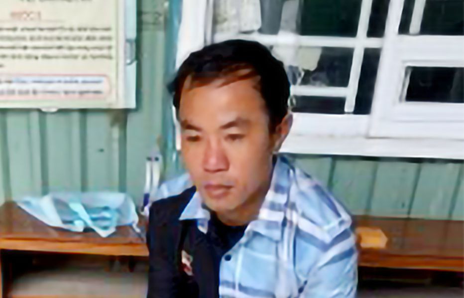 Bị can Lê Văn Hoàng. Ảnh: Tiến Tầm.