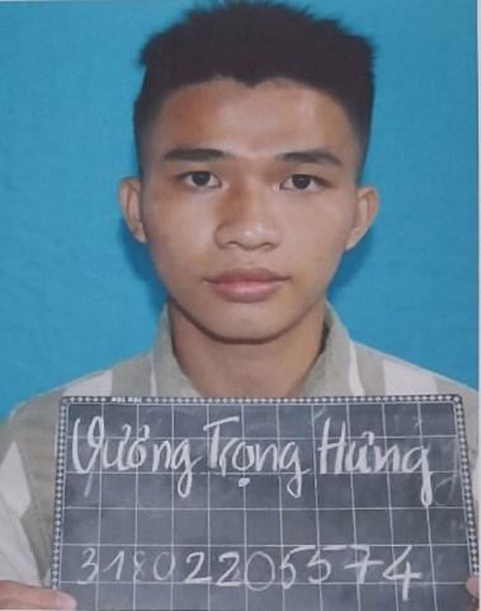 Phạm nhân Vương Trọng Hưng. Ảnh: CA. Phạm nhân Vương Trọng Hưng. Ảnh: CA.