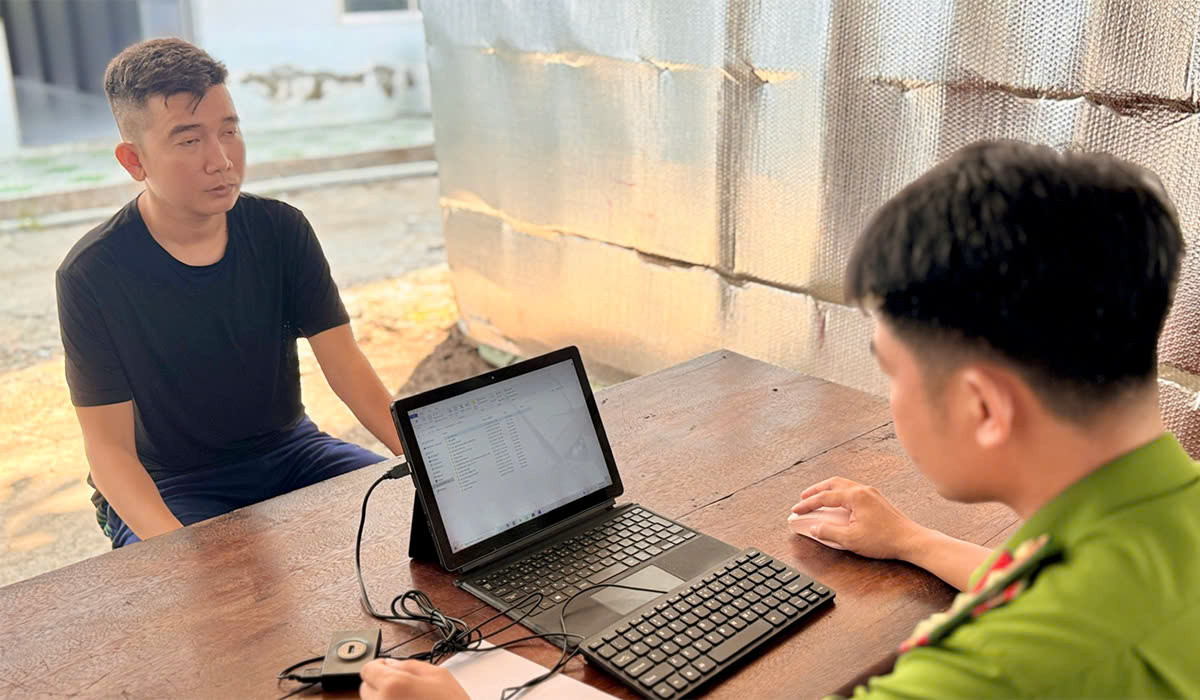 Bị can Nguyễn Thanh Quân. Ảnh: Tiến Tầm