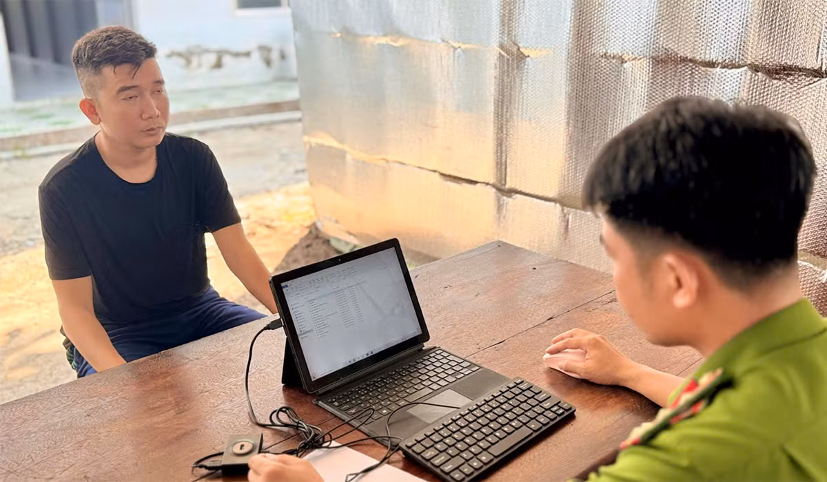 Bị can Nguyễn Thanh Quân. Ảnh: Tiến Tầm