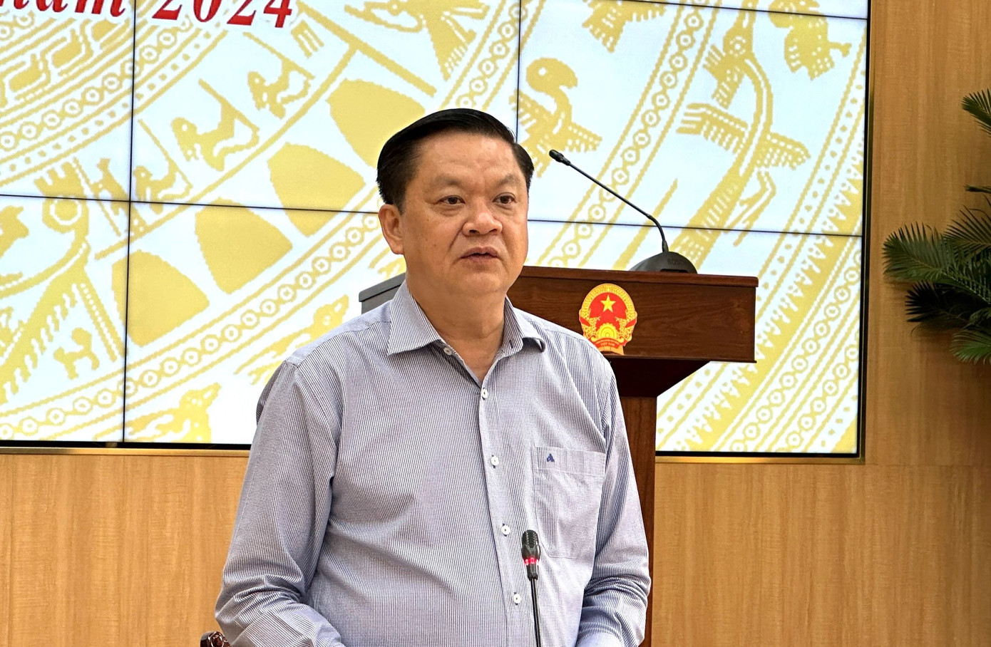 Ông Dương Tấn Hiển - Phó Chủ tịch UBND TP. Cần Thơ - thông tin tại buổi họp báo.