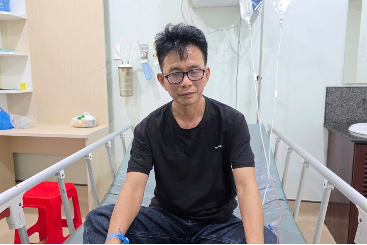 Trần Thanh Nhơn tự tử sau khi giết vợ nhưng được người dân phát hiện đưa đi cấp cứu.