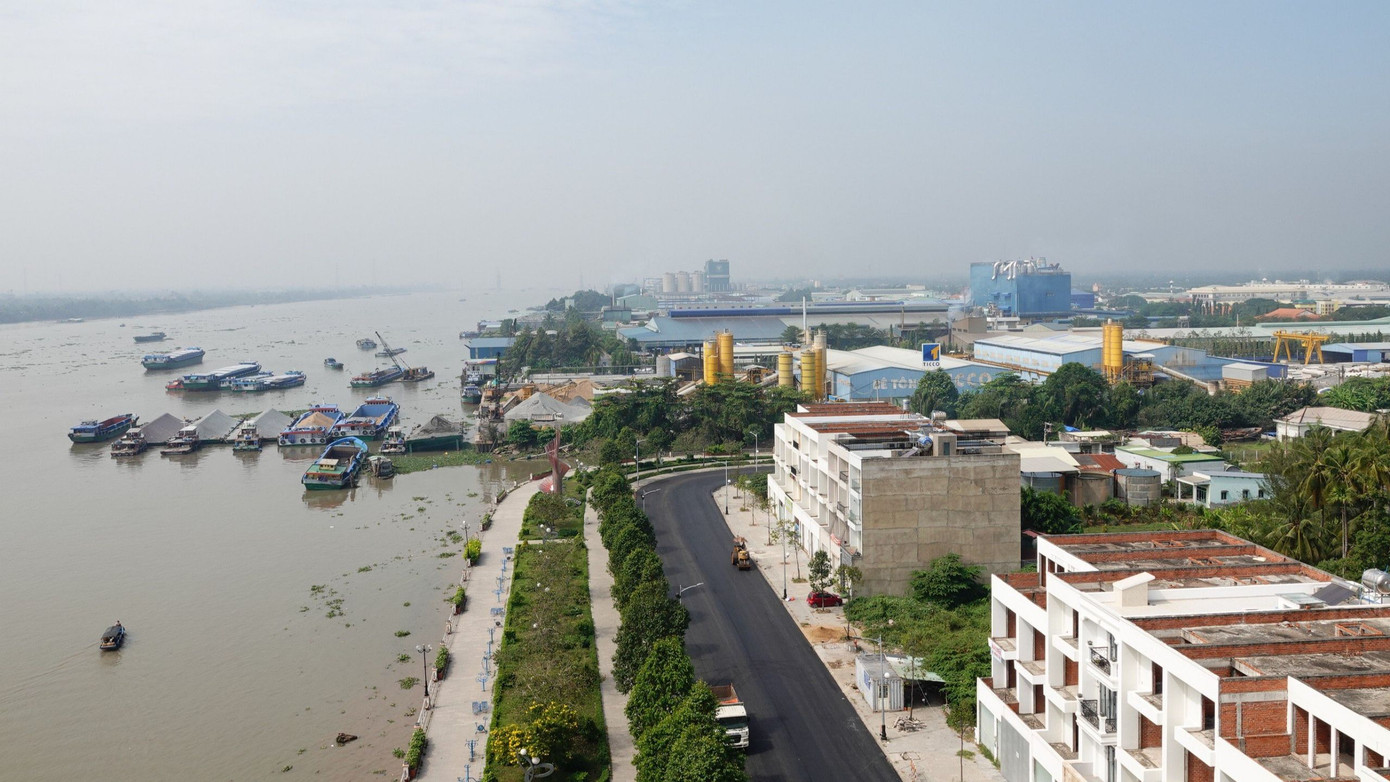 Một góc TP. Mỹ Tho, tỉnh Tiền Giang.