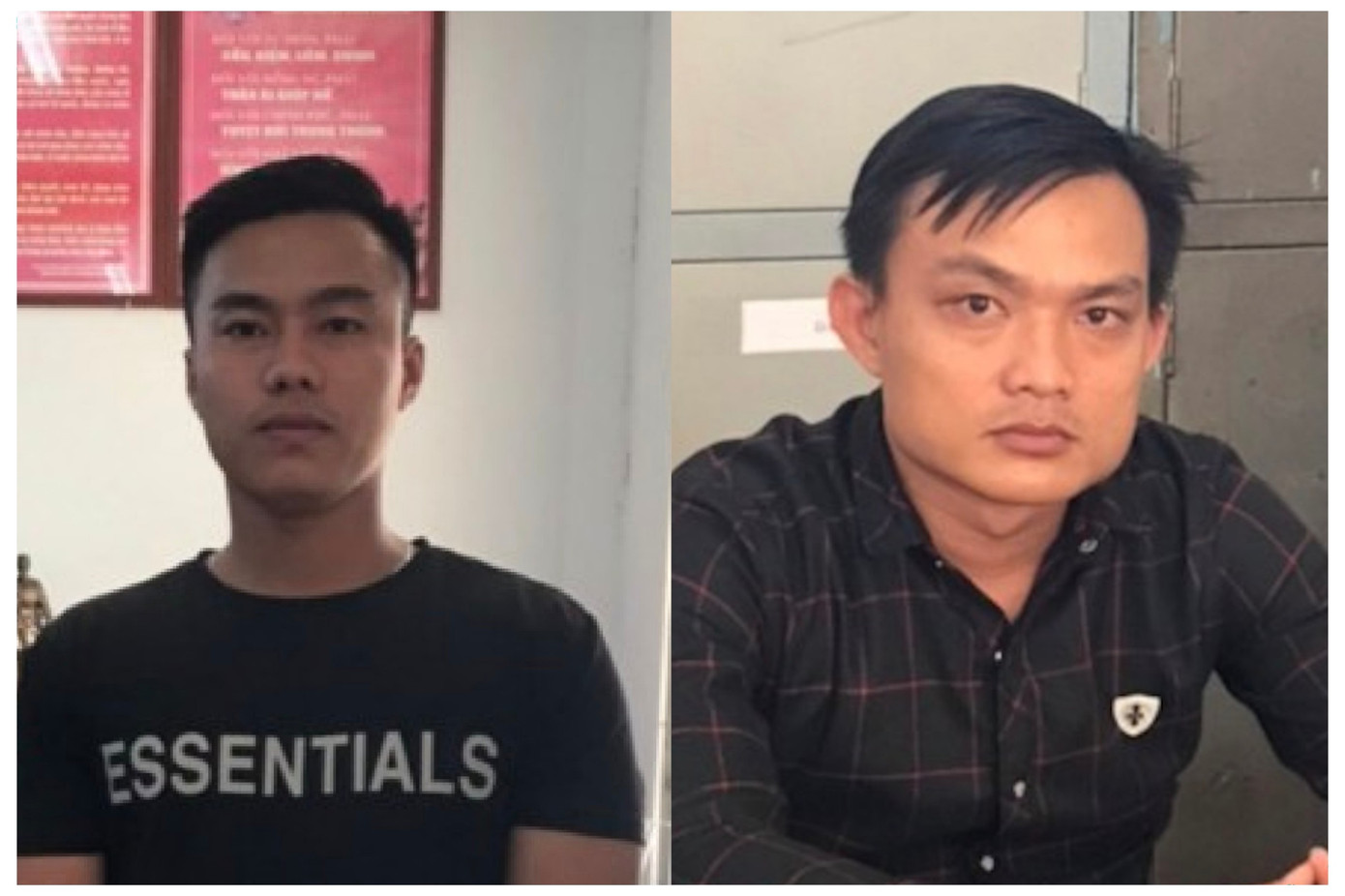 Hiếu và Tèo tại Công an Phú Quốc. Hiếu và Tèo tại Công an Phú Quốc.