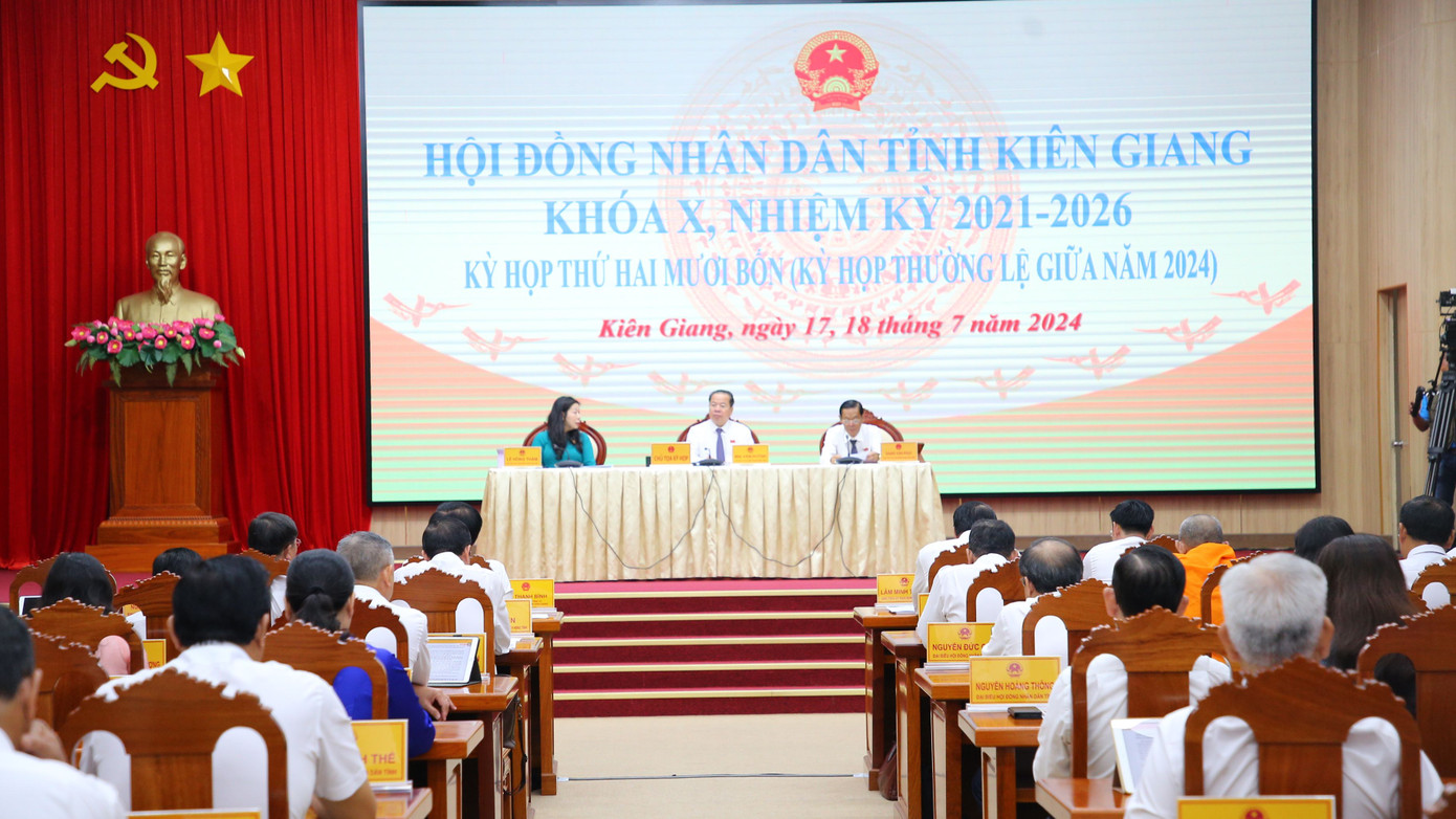 Quang cảnh kỳ họp HĐND tỉnh Kiên Giang. Ảnh: Nhật Huy. Quang cảnh kỳ họp HĐND tỉnh Kiên Giang. Ảnh: Nhật Huy.