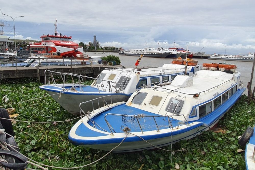 Thời tiết xấu, tàu cao tốc chưa thể hoạt động trở lại.