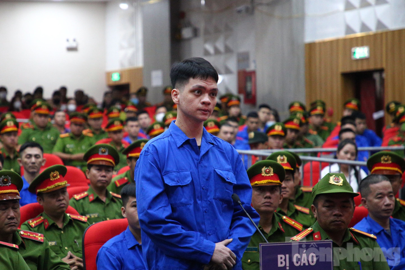 Bị cáo Đoàn Thiên Long (Ảnh: Nhật Huy). Bị cáo Đoàn Thiên Long (Ảnh: Nhật Huy).