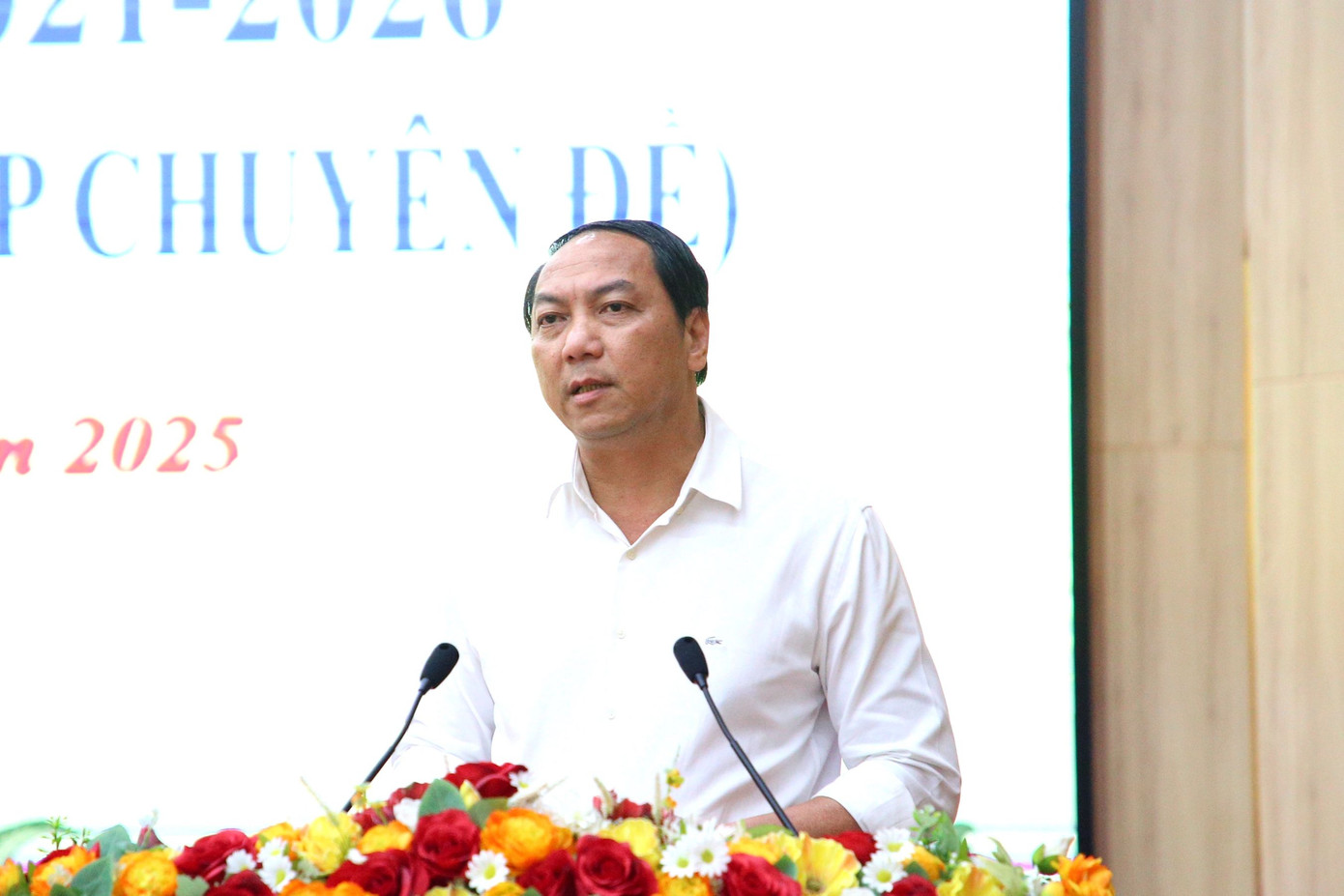 Ông Lâm Minh Thành - Chủ tịch HĐND tỉnh Kiên Giang phát biểu.