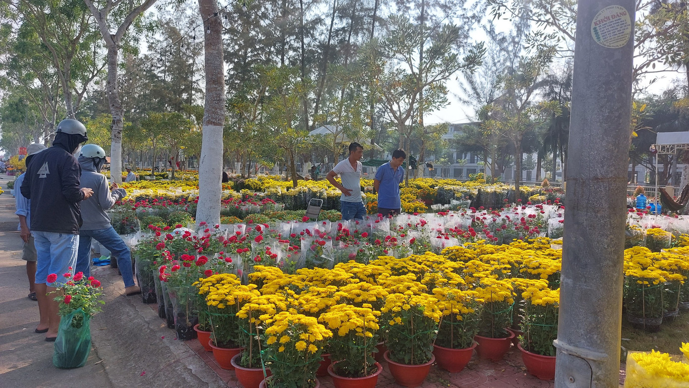 Hoa rớt giá thê thảm sáng 30 Tết.