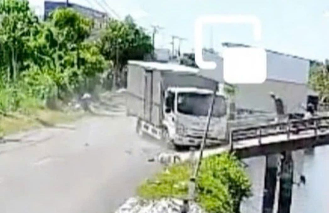 Hiện trường vụ tai nạn.