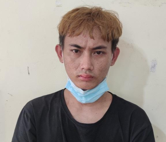 Nguyễn Văn Khởi tại cơ quan công an. Ảnh: CA. Nguyễn Văn Khởi tại cơ quan công an. Ảnh: CA.