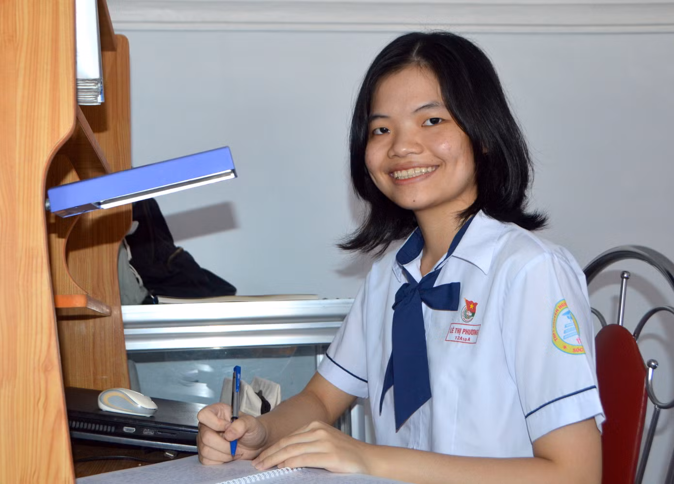 Lê Thị Phương là thủ khoa kỳ thi tốt nghiệp THPT của tỉnh Sóc Trăng.