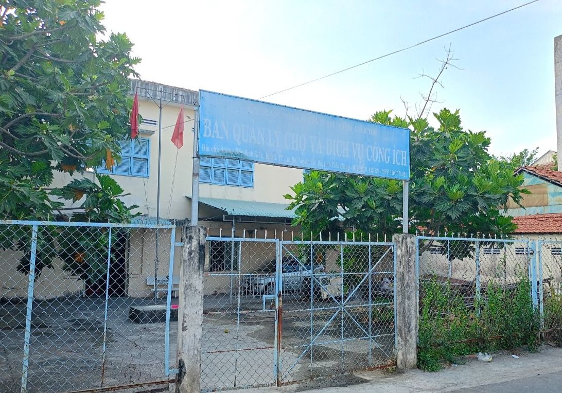 Thanh tra tỉnh Tiền Giang chuyển hồ sơ sang cơ quan điều tra liên quan sai phạm tại BQL chợ và Dịch vụ công ích huyện Cái Bè.