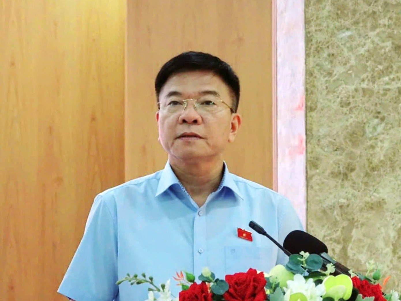 Phó Thủ tướng Lê Thành Long phát biểu tại hội nghị. Phó Thủ tướng Lê Thành Long phát biểu tại hội nghị.