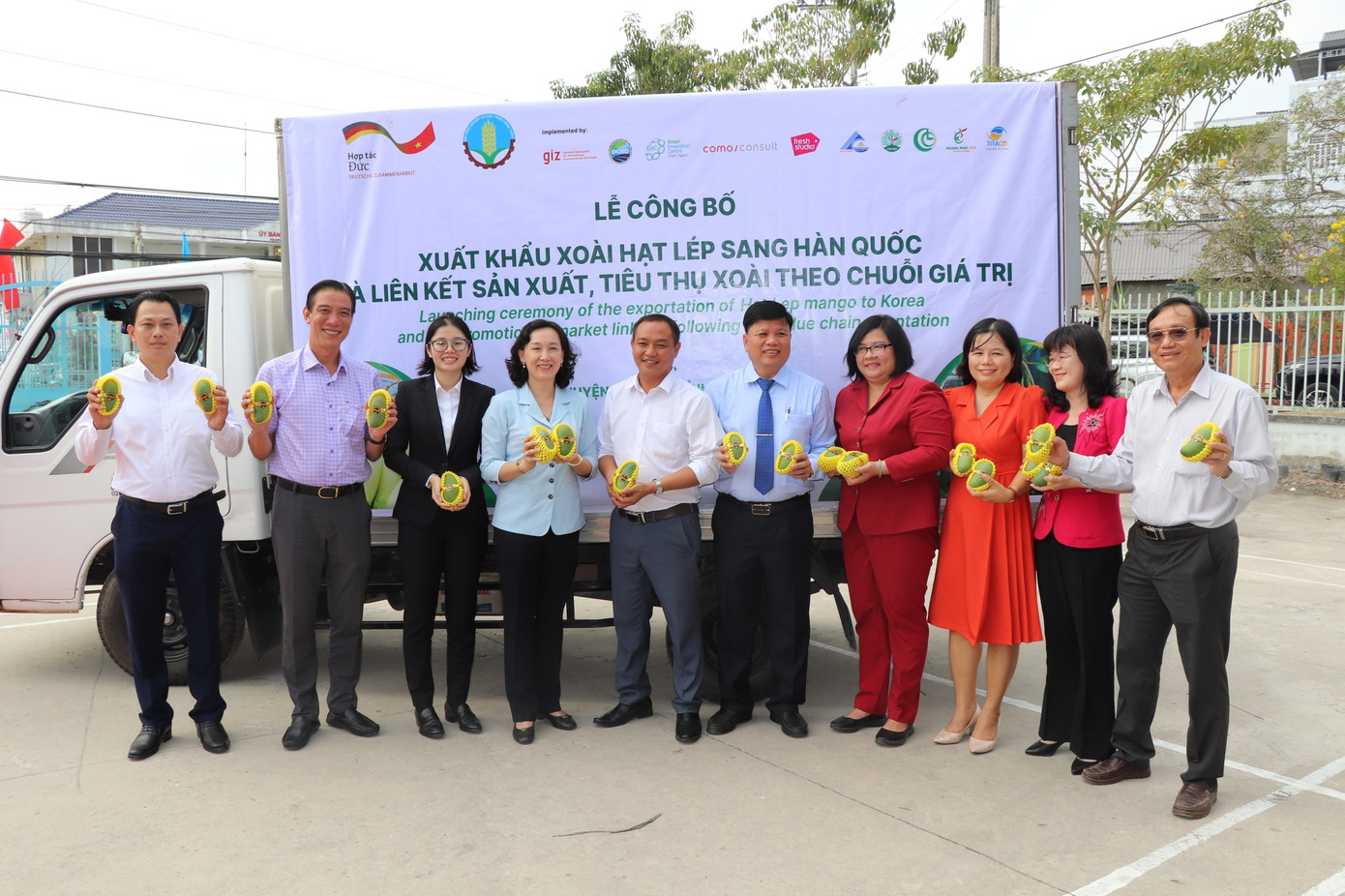 Lô xoài hạt lép đầu tiên xuất khẩu sang thị trường Hàn Quốc.