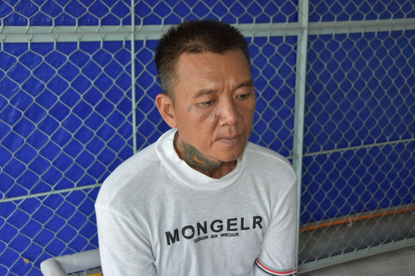 Trần Trung Dũng tại cơ quan điều tra.