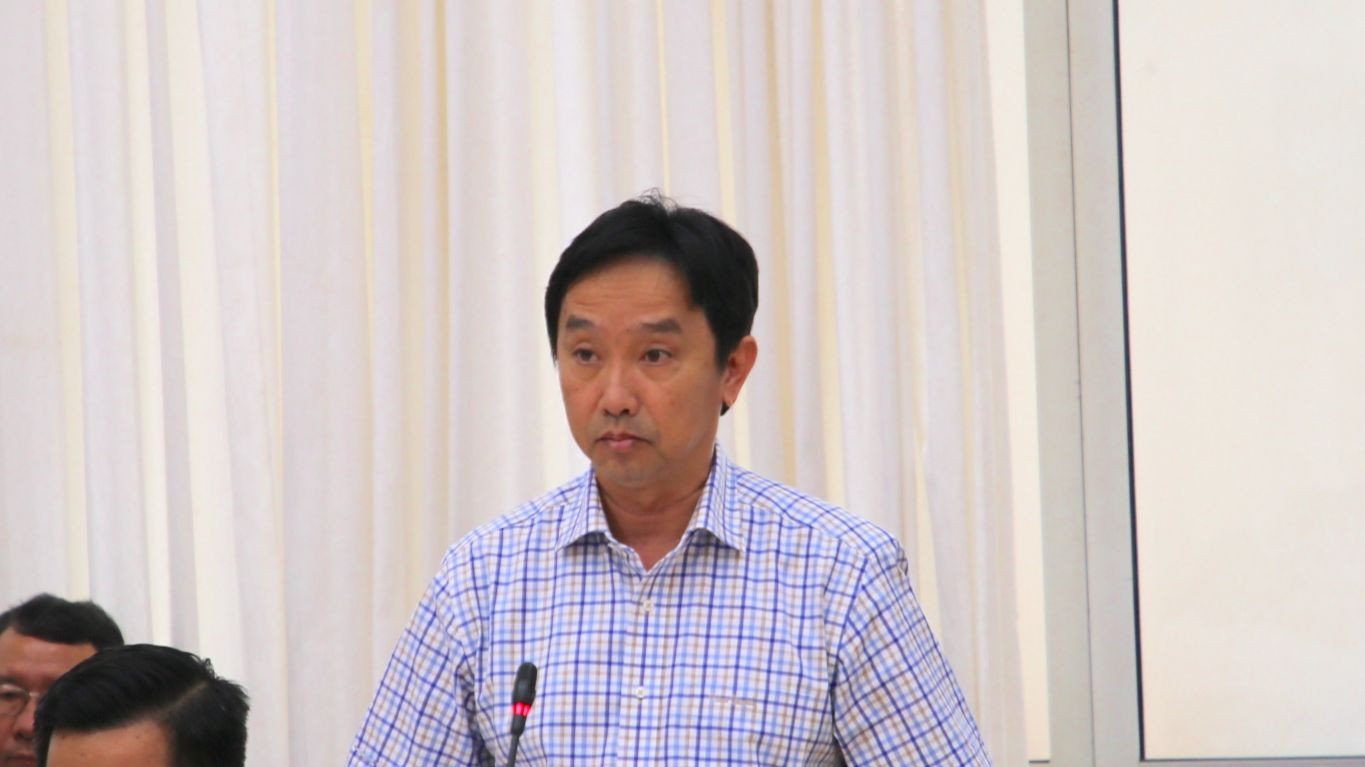 Ông Lê Tiến Dũng – Giám đốc Sở Giao thông vận tải TP. Cần Thơ thông tin về tình hình khan hiếm cát tại buổi họp báo quý 1/2024. Ông Lê Tiến Dũng – Giám đốc Sở Giao thông vận tải TP. Cần Thơ thông tin về tình hình khan hiếm cát tại buổi họp báo quý 1/2024.