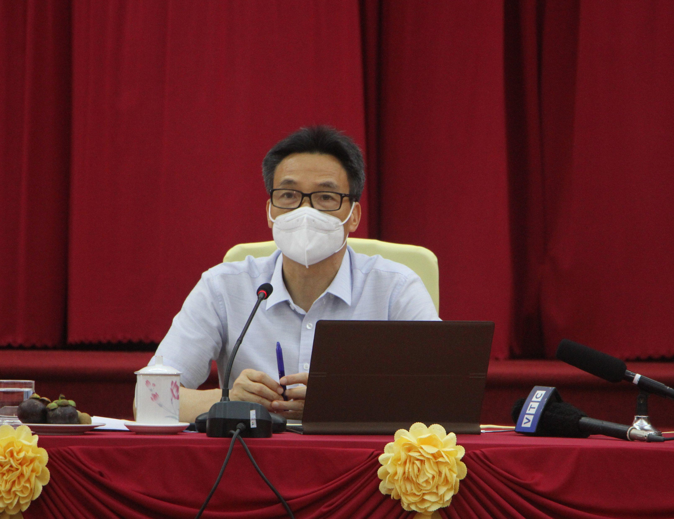 Phó Thủ tướng Vũ Đức Đam làm việc tại Sóc Trăng.