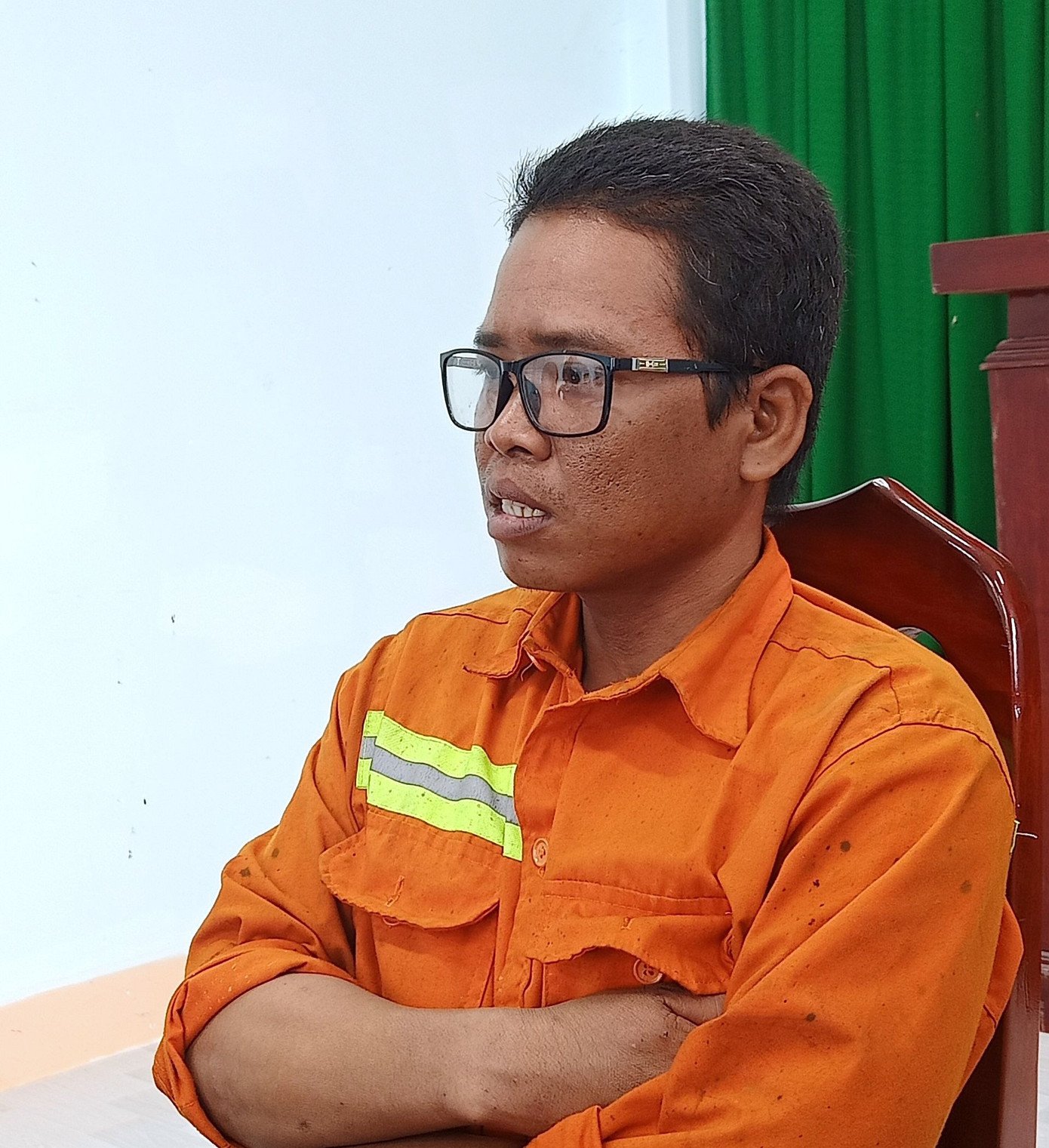 Anh Đoàn Tuấn Em kể lại thời điểm cứu bé Hạo Nam. Anh Đoàn Tuấn Em kể lại thời điểm cứu bé Hạo Nam.