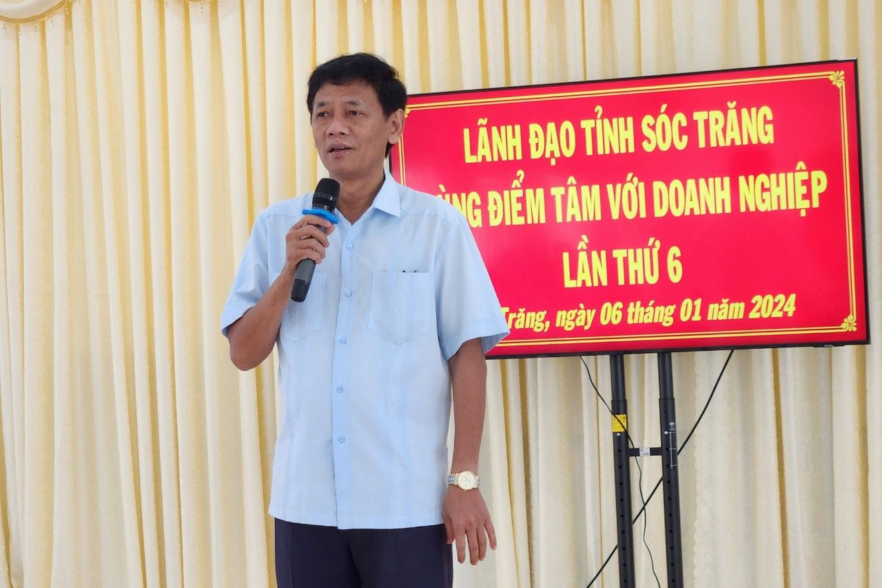 Lãnh đạo tỉnh Sóc Trăng định kỳ thứ 7 đầu tháng gặp gỡ doanh nghiệp để kịp thời tháo gỡ khó khăn, vướng mắc.