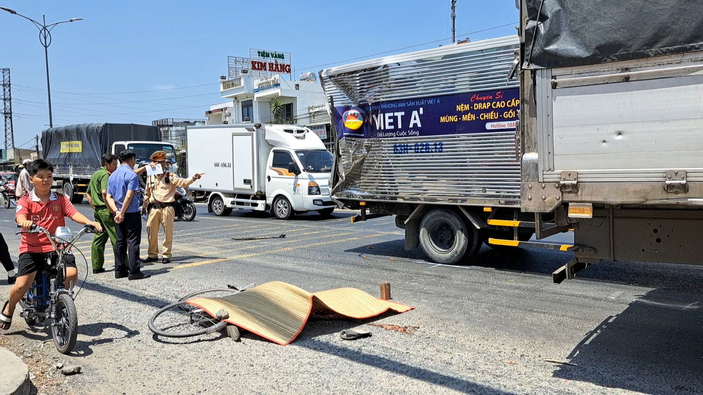 Hiện trường vụ tai nạn. Ảnh: Thảo Vy