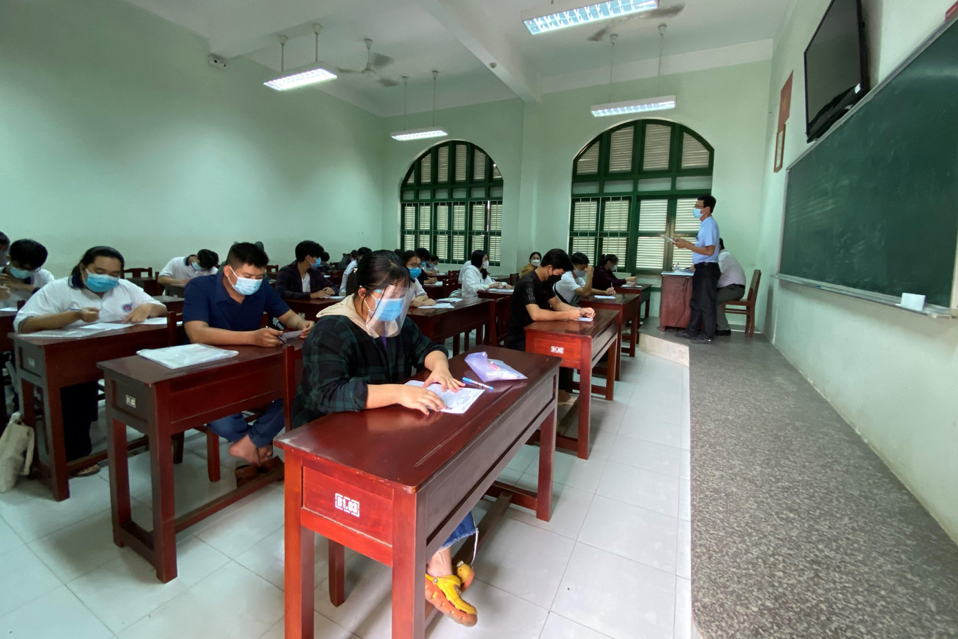 Sinh hoạt quy chế thi cho thí sinh. Sinh hoạt quy chế thi cho thí sinh.