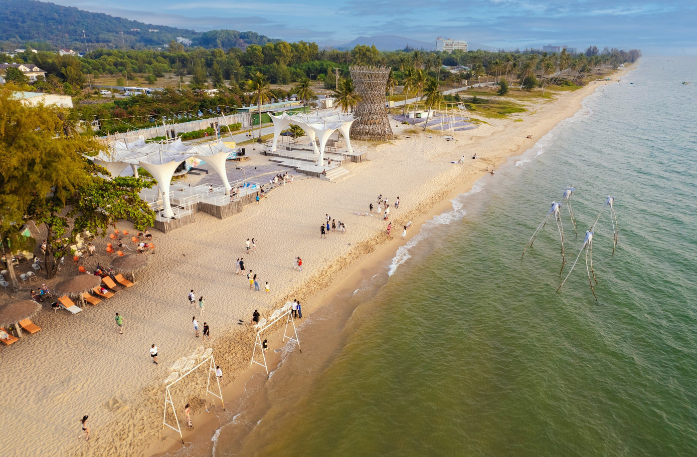 Một góc khu nghỉ dưỡng Sunset Sanato của Công ty CP 99 Núi. Ảnh: P.V.