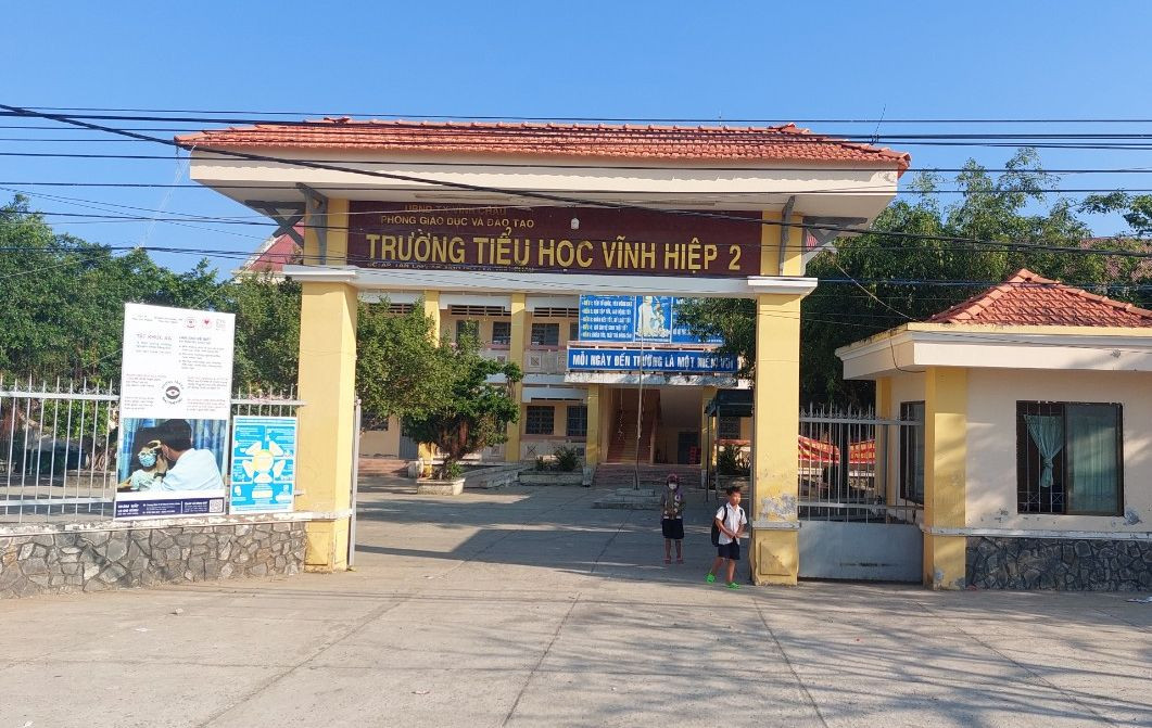 Trường Tiểu học Vĩnh Hiệp 2, thị xã Vĩnh Châu, tỉnh Sóc Trăng.