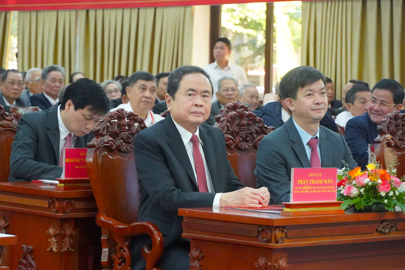 Ủy viên Bộ Chính trị, Chủ tịch Quốc hội Trần Thanh Mẫn tham dự buổi lễ tại TP Cần Thơ.