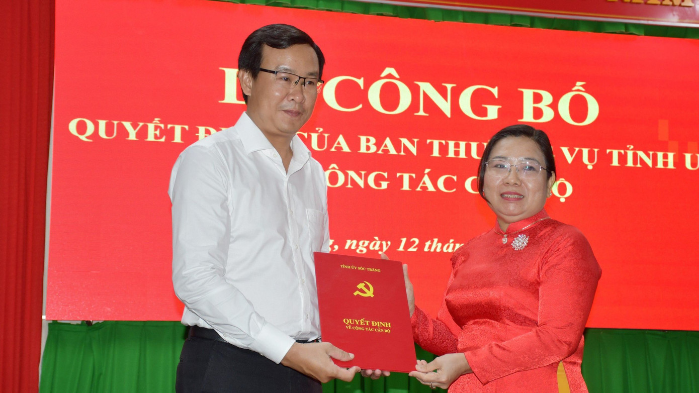 Ông Nguyễn Quốc Trung được bổ nhiệm giữ chức Chánh Văn phòng Tỉnh ủy Sóc Trăng.