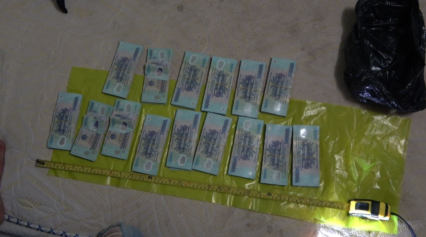 Tang vật vụ án công an thu giữ. Ảnh Trọng Tín.