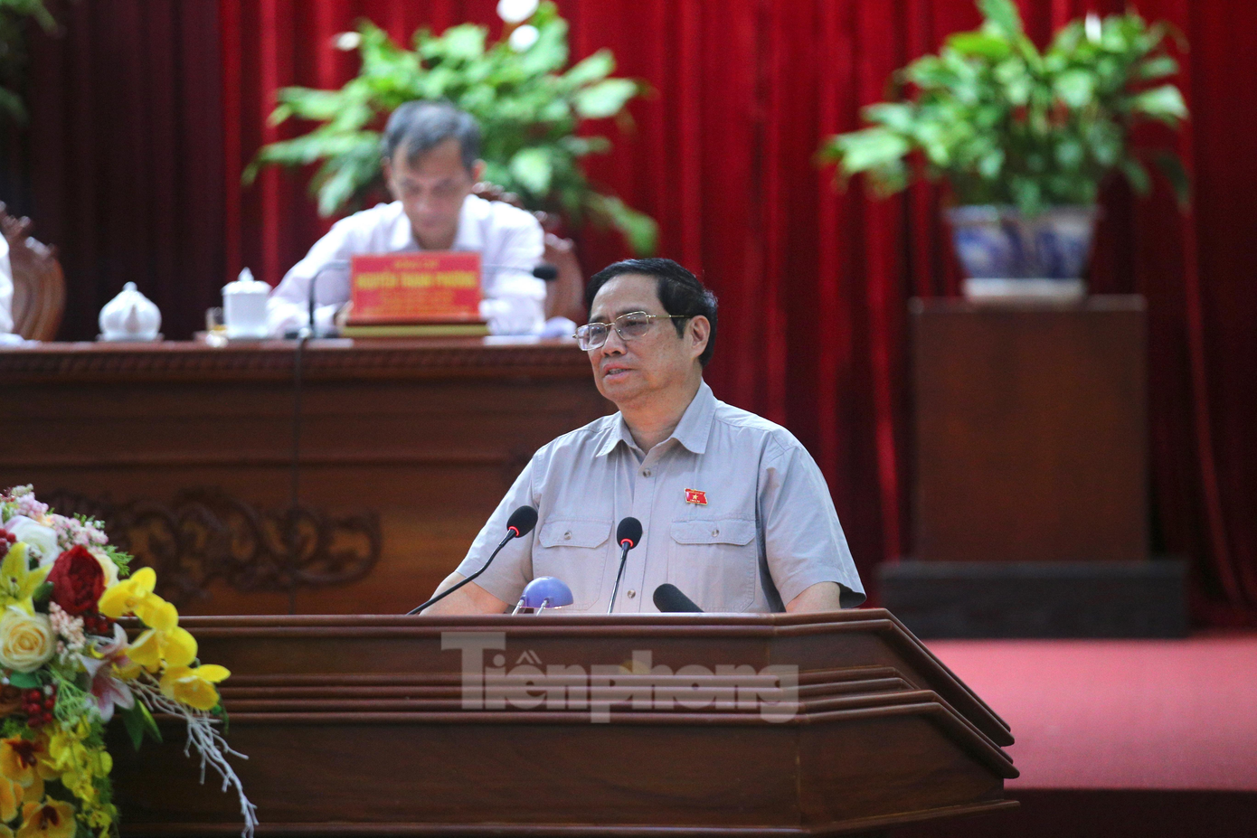 Thủ tướng Phạm Minh Chính phát biểu. Ảnh: Nhật Huy. Thủ tướng Phạm Minh Chính phát biểu. Ảnh: Nhật Huy.