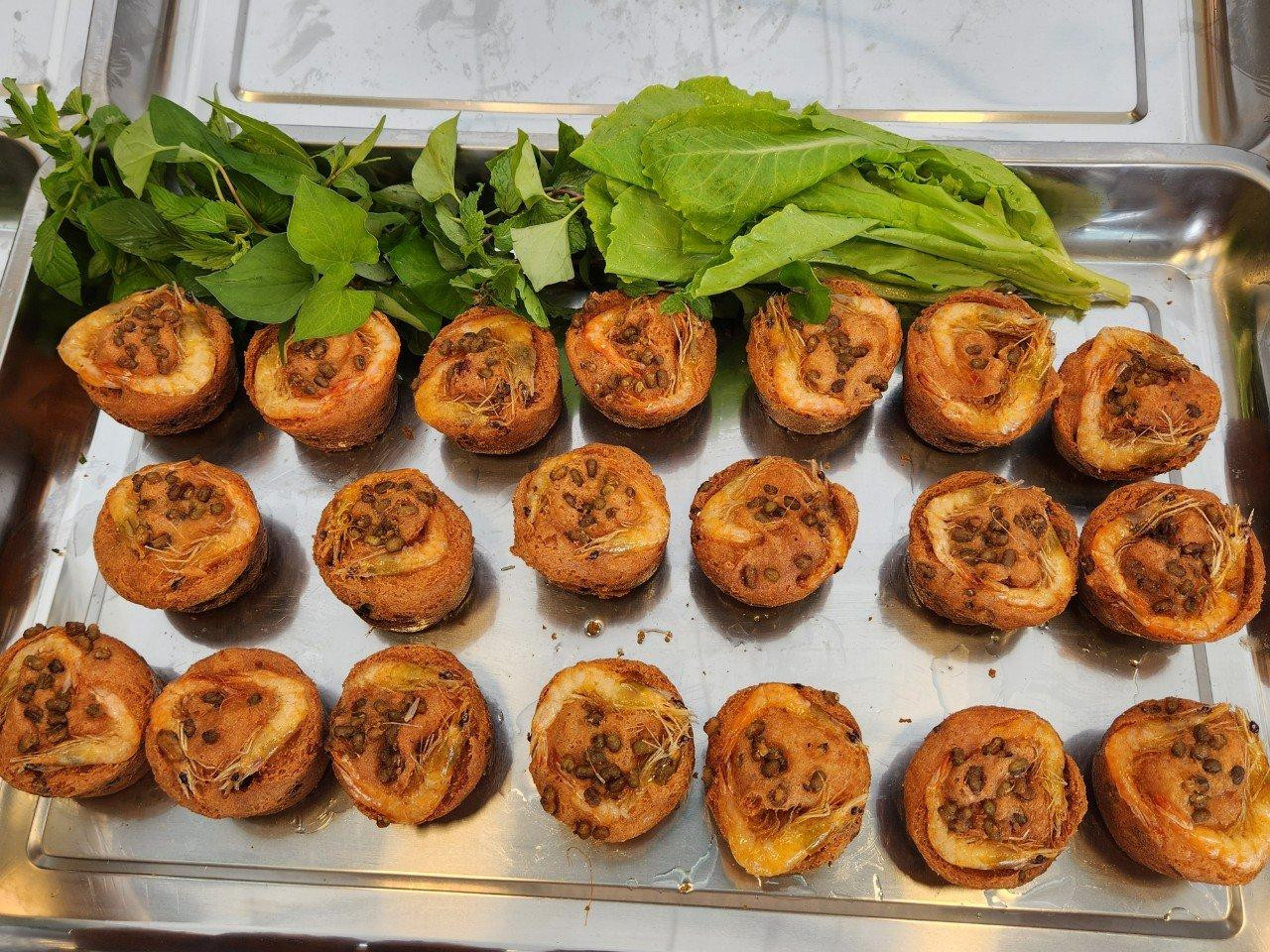 Bánh cống, một trong những đặc sản của tỉnh Sóc Trăng.