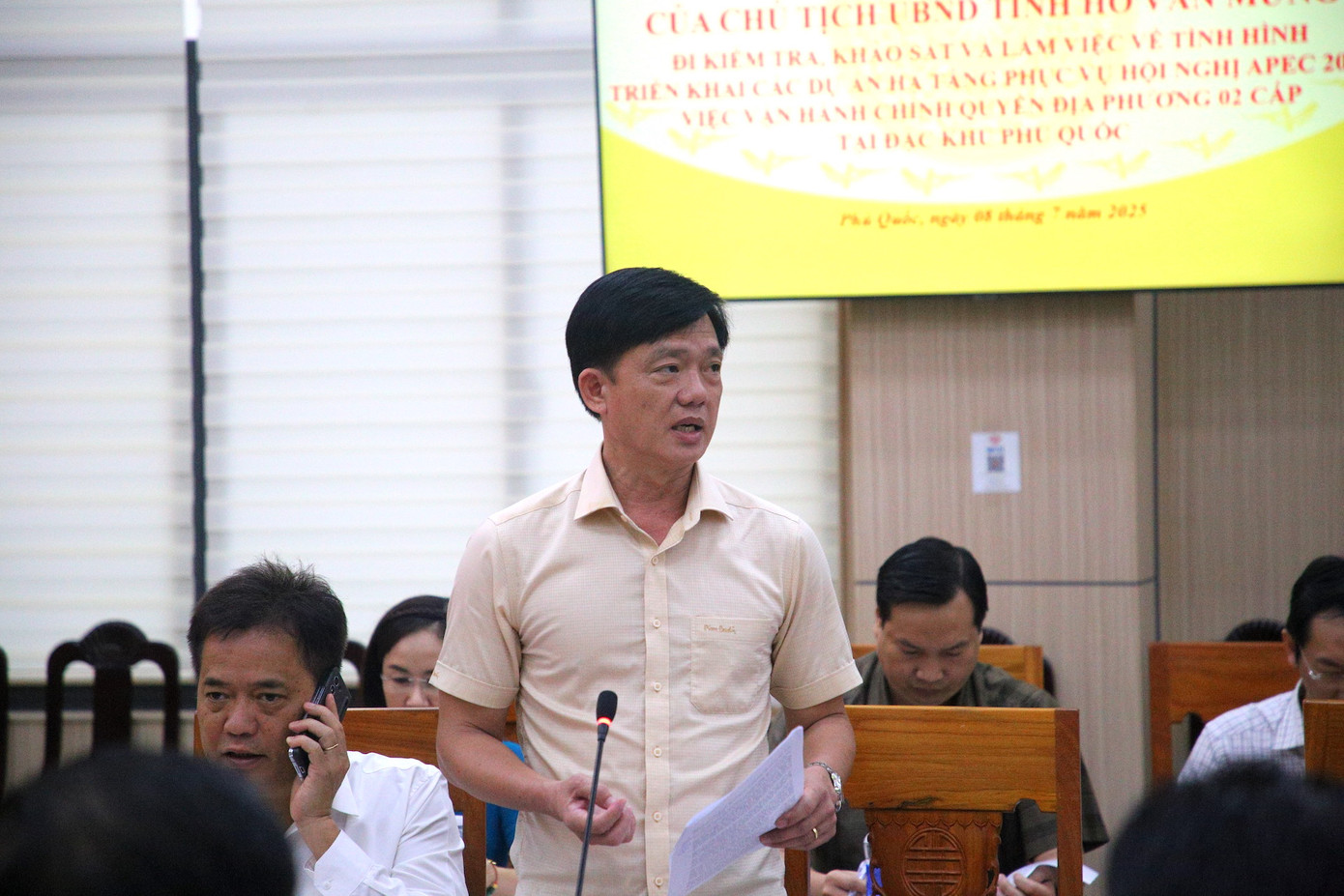 Ông Trần Minh Khoa - Chủ tịch UBND Đặc khu Phú Quốc