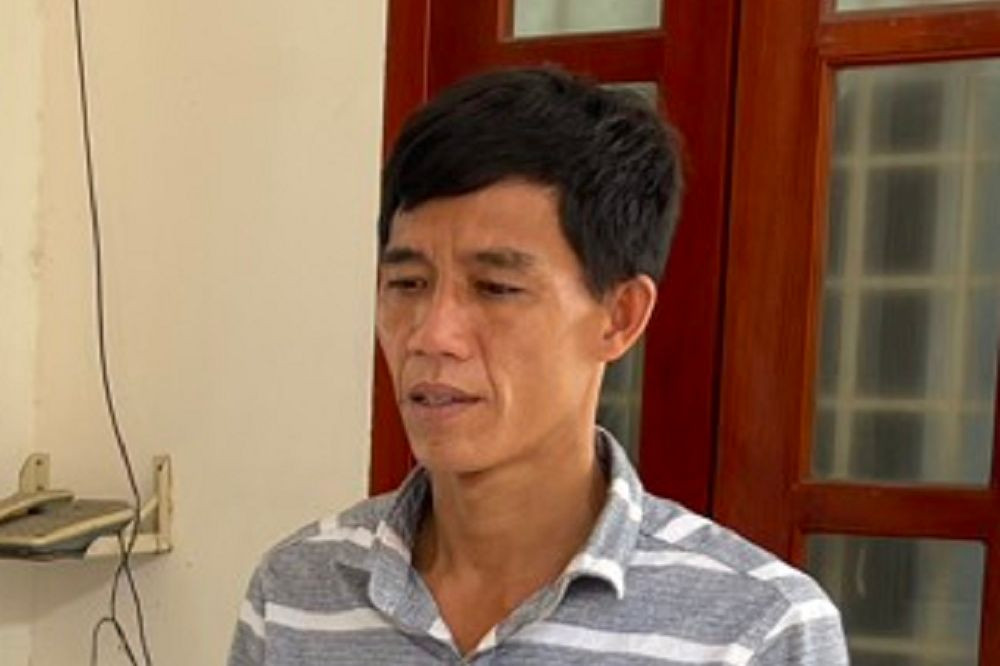 Nguyễn Văn Cảnh tại cơ quan công an. Ảnh: Nghiêm Túc. Nguyễn Văn Cảnh tại cơ quan công an. Ảnh: Nghiêm Túc.