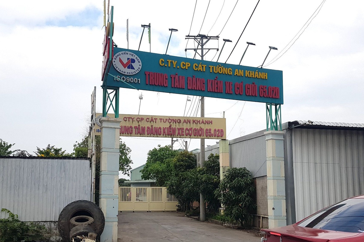 Trung tâm đăng kiểm xe cơ giới số 6502D ở quận Bình Thuỷ, thành phố Cần Thơ. Ảnh: PV. Trung tâm đăng kiểm xe cơ giới số 6502D ở quận Bình Thuỷ, thành phố Cần Thơ. Ảnh: PV.