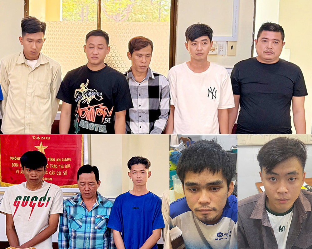 Nhóm đối tượng bị khởi tố, bắt tạm giam. Nhóm đối tượng bị khởi tố, bắt tạm giam.