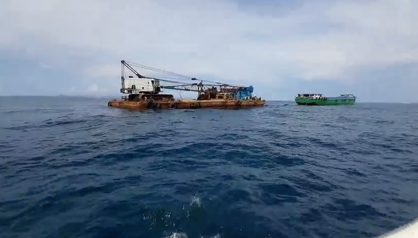 Phương tiện mà nhóm đối tượng nhập cảnh trái phép.