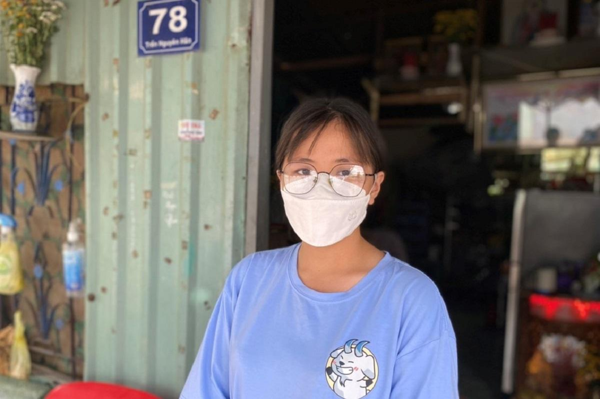 Thanh My, cô gái mồ côi đầy nghị lực. Ảnh: Xuân Uyên.