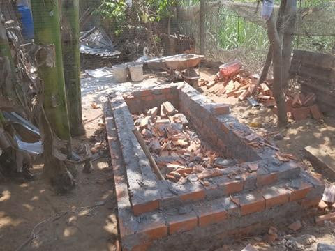 Vị trí nơi gia đình chuẩn bị chôn cất bà Tuyến. Vị trí nơi gia đình chuẩn bị chôn cất bà Tuyến.