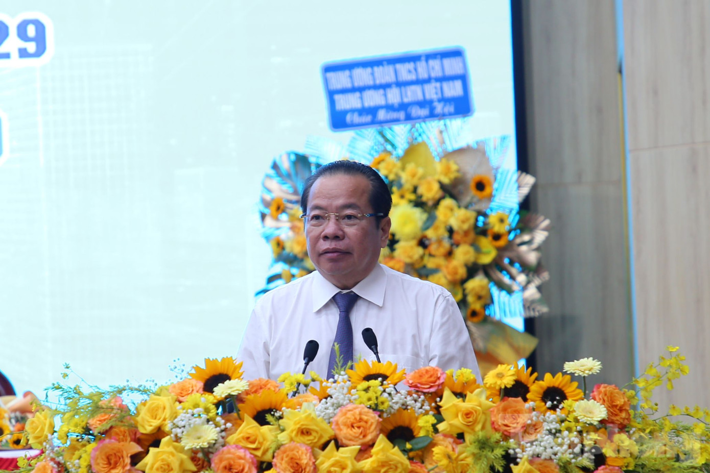 Ông Mai Văn Huỳnh – Chủ tịch HĐND tỉnh Kiên Giang phát biểu tại đại hội. Ông Mai Văn Huỳnh – Chủ tịch HĐND tỉnh Kiên Giang phát biểu tại đại hội.