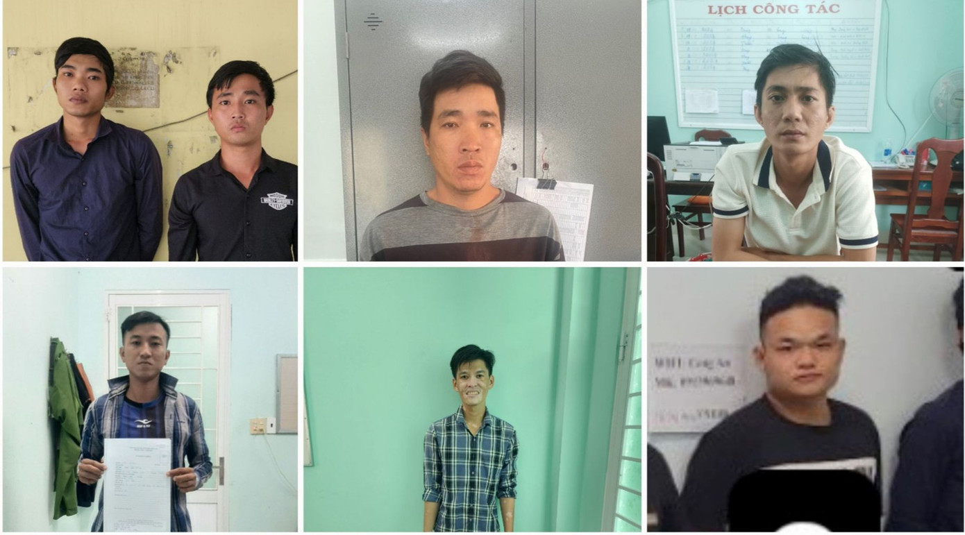 Các đối tượng dùng súng bắn nhau bị bắt giữ. Ảnh: Văn Vũ. Các đối tượng dùng súng bắn nhau bị bắt giữ. Ảnh: Văn Vũ.