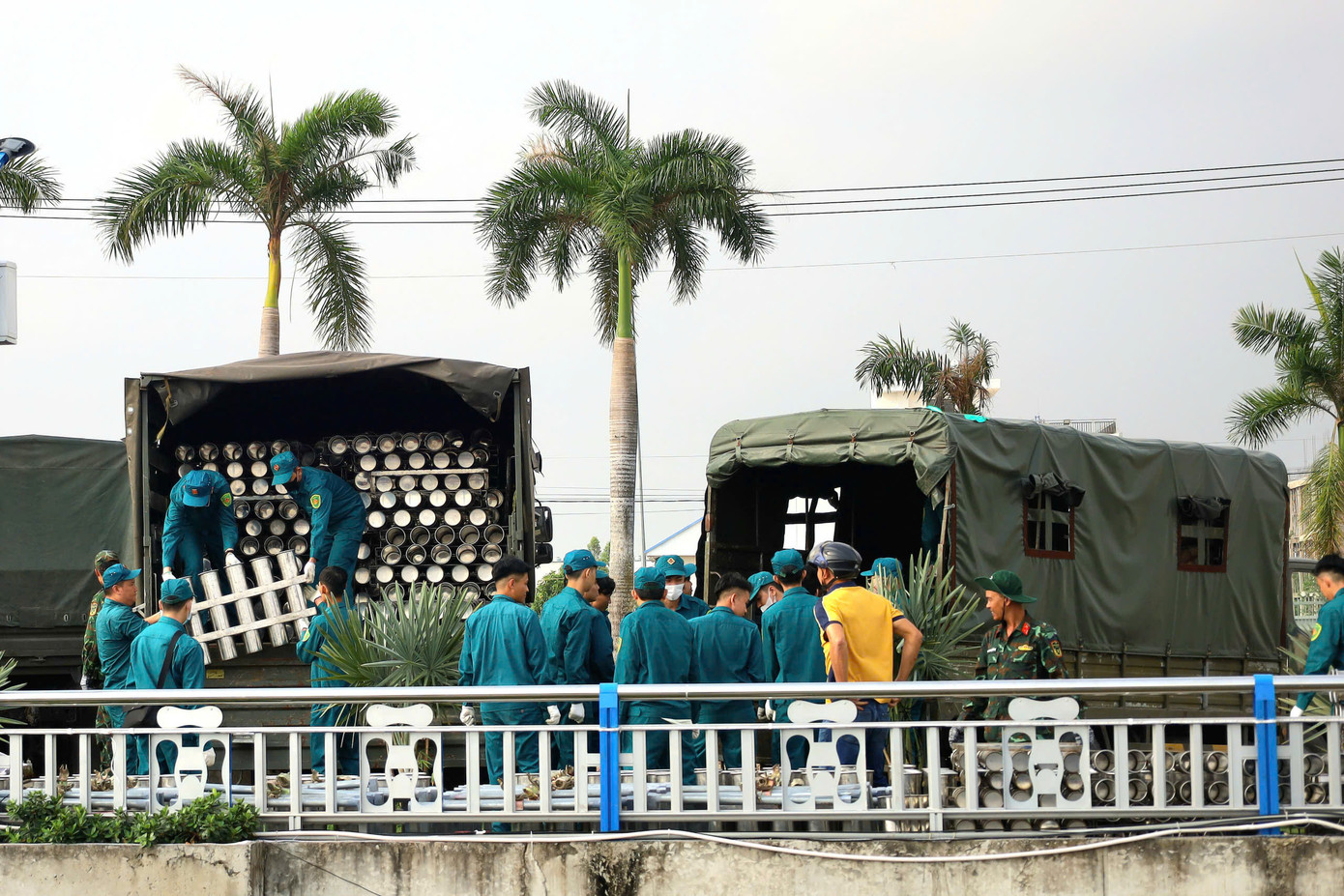 Đây là năm thứ ba Cần Thơ thực hiện việc bắn pháo hoa trên sà lan.