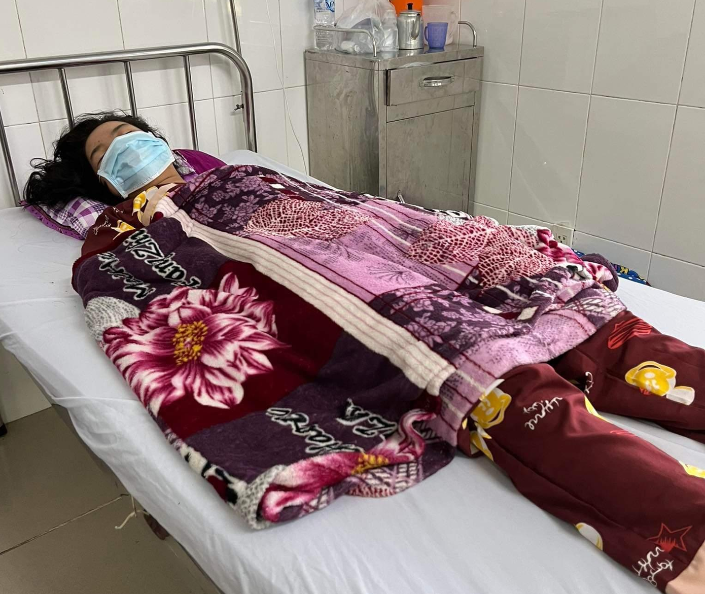 Sức khỏe cháu H. dần ổn định.