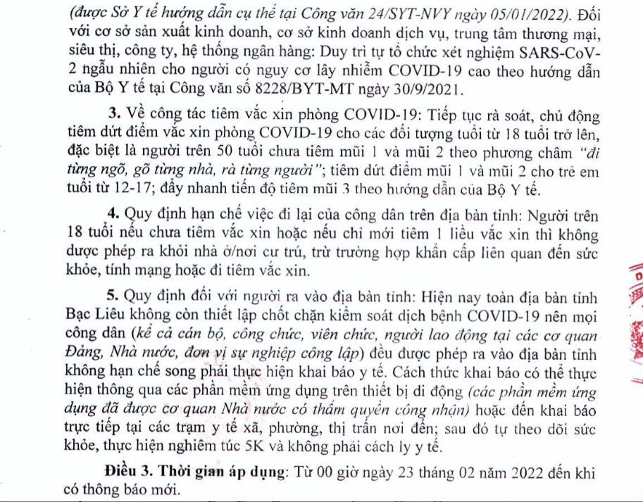 Quyết định 126 của UBND tỉnh Bạc Liêu. Quyết định 126 của UBND tỉnh Bạc Liêu.