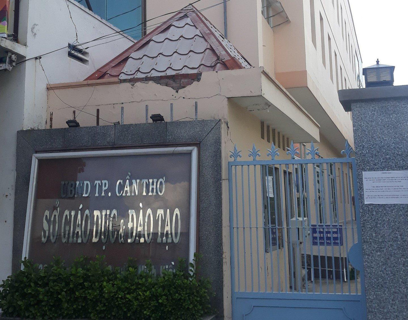 Sở Giáo dục và Đào tạo TP. Cần Thơ.