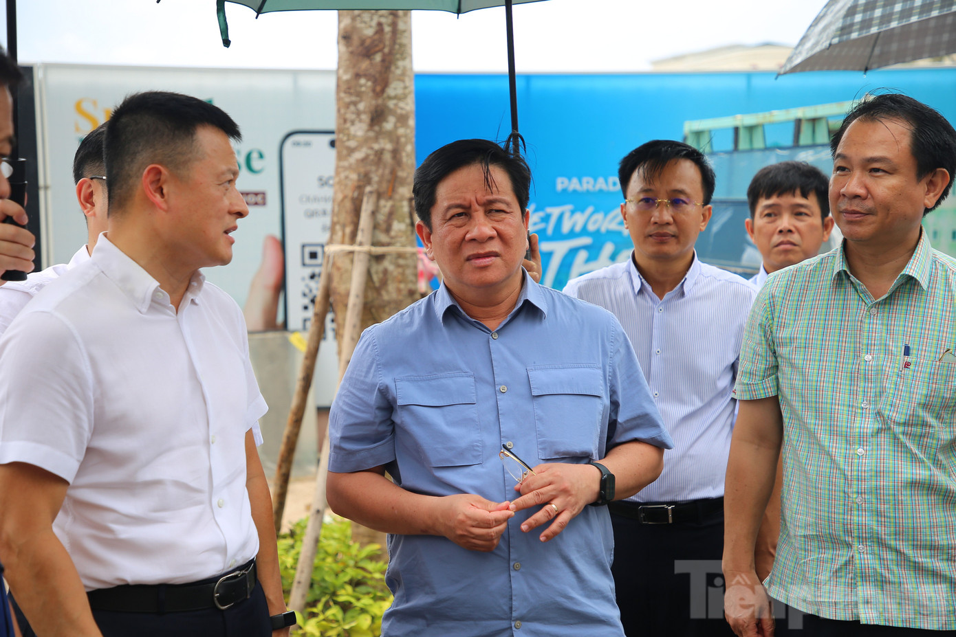 Chủ tịch UBND tỉnh An Giang - Hồ Văn Mừng kiểm tra Dự án Bệnh viện Mặt Trời Phú Quốc.