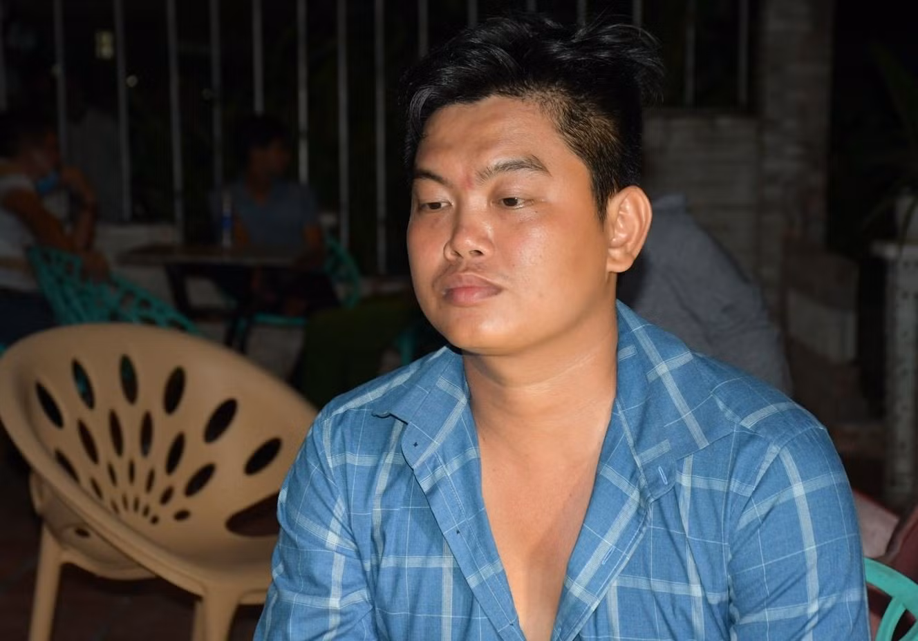 Bị can Trần Văn Sang. Ảnh: Trọng Tín. Bị can Trần Văn Sang. Ảnh: Trọng Tín.